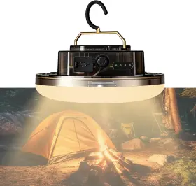 Gsvyaniv 445030519574 12000mah 40w 5000lm Camping Lights 3 Color Lighting Modes Bright Rechargeable L