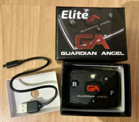 Guardian Angel Vivioo01 Elite Series Safety Light - Red/blue/white Front And Red/blue Rear