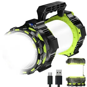 Haashada Sy-fl-019 Big Led Searchlights Spotlight Lantern Flashlights 22000lm 6 Modes