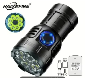Xpg8 Haixnfire 8xpg High Bright 8 Led Xpg Power Palm Small Flashlight Type-c