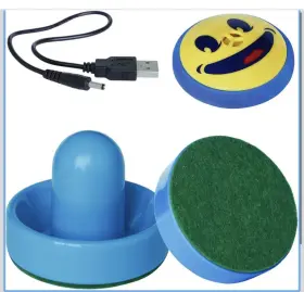 Haiyouchuang 231212 Rechargeable Floating Pucks And Paddles - Any Flat Surface Air Hockey Includes Ch