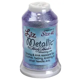 Handy Hands 5a0031zs-1h3mq Liz Metallic Thread Cone Size 40-icy Purple -