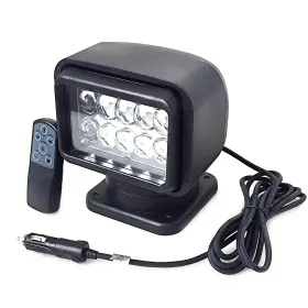 Hangxing Hx116-50w 6 Inch 50w Led Search Light With Remote Control - 360 Degrees Rotating 9-32v
