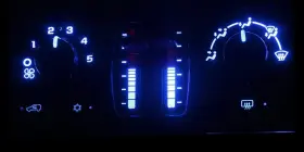 Hercoo Fbamp24528 Blue Led Climate Control Bulbs For Silverado Tahoe Sierra Yukon