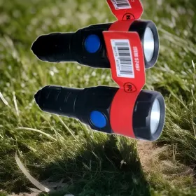 Hft 57497 Two Super Bright Led Cob 12v Compact Mini Flashlight Rechargeable