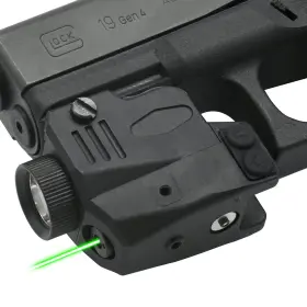 Hilight 053722510838 - Tactical P5gl 400 Lumens Strobe Flashlight And Single Green Laser
