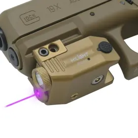 Hilight Ps5p-t Tactical Ps5p Tan 500 Lumen Strobe Flashlight And Purple Laser With Ai