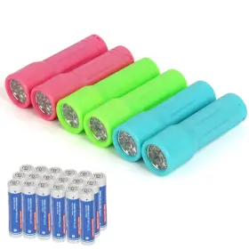 S17-duo Hilngav 9-led Mini Flashlight 6-pack Small Multicolor Flashlights 6 Pack S17-duo Hilngav 9-led Mini Flashlight 6-pack Small Multicolor Flashlights 6 Pack