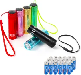 S27-duose Hilngav Small Mini Led Flashlight Pack Of 6 Flashlights For Kids 100 Lumen With Battery S27-duose Hilngav Small Mini Led Flashlight Pack Of 6 Flashlights For Kids 100 Lumen With Battery
