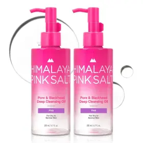 Himalaya Pinksalt 809949551664 Pore And Blackhead Deep Cleansing Oil Pha 6.7 Fl Oz 2 Pack -