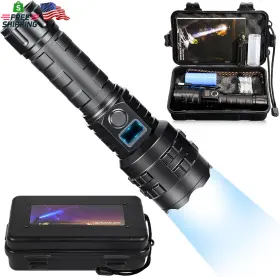 Hmfree 313043581598 Flashlights High Lumens Rechargeable 1000000 Super Bright Handheld