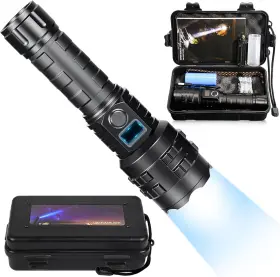 Hmfree 609918072866 Rechargeable Flashlights 1000000 High Lumens Super Bright Handheld Led Flash Li