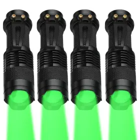 Honoson Honoson-swhn7452 4 Packs Hunting Light Flashlights Led Torch With 3 Modes Zoomable