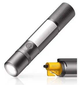Hoto Qwsdt004 Emergency Flashlight Rechargeable Magnetic And Zoomable
