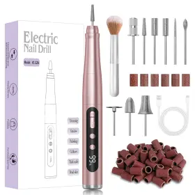 Vc22a Hoxida Cordless Nail Drill 35000rpm Portable Electric File For Acrylic Gel Nai