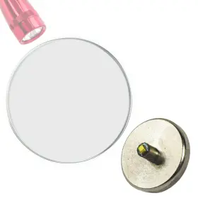 Hqrp 884667708072401 Flashlight Kit Glass Lens And 3w Led Bulb Bi-pin Module For Mini Mag