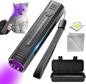 Huhkouae 754525996200 Woods Lamp Pet Cat Dog Black Light Flashlight Ringworm Detectordocto