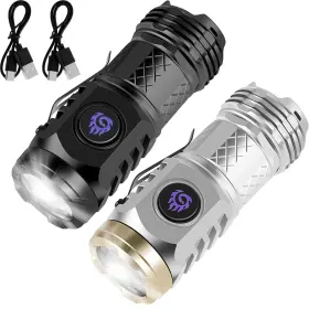 Hvxrjkn 439228814321 2pcs Three-eyed Monster Mini Flashlight German Flash