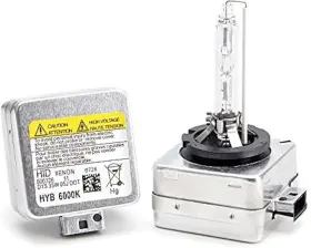 Hyb 714929482723 6000k 35w D1s Car Xenon Hid Headlight Replacement Bulb Pack Of 2