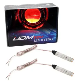 50-050a-red Ijdmtoy Sports Hot Red Devil Demon Eye Led Headlight Projector 50-050a-red Ijdmtoy Sports Hot Red Devil Demon Eye Led Headlight Projector