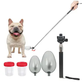 Inenya Urinecatcher003 Dog Cat Urine Collector- Telescopic Handled Pee Sample Catcher For