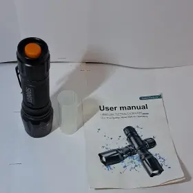 Inkotimes I1800s Black Led Tactical Handheld Metal Flashlight
