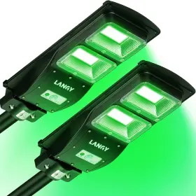 Innovation Es04-60w-green 2 Pack Hog Lights Green Light For Night Hunting 16000lm Solar