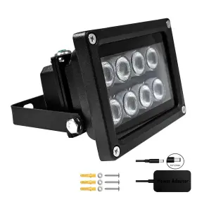 Jcheng Security Irinb08bpa Jc Ir Illuminator 8-led Infrared Light Wide Angle With Power Adapter For Secu