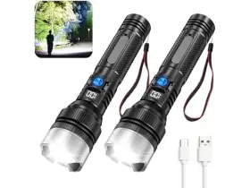 Jmngshu 607611096141 Handheld Flashlight 2 Pack