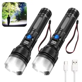 Jmngshu 635412406012 Flashlight With 10000 Lumens Type-c Fast Charging And 16-hour Runtime 3 Modes