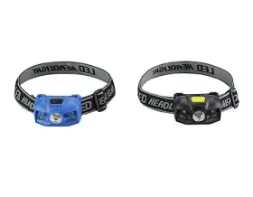 Jobsmart Tsc17-23hl15 Portable Drycell And Rechargeable Headlamp Set Black