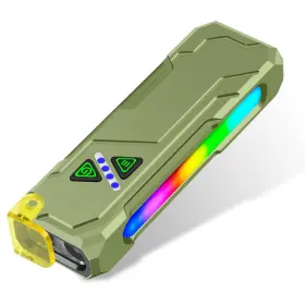 Jolimark 762730341777 Flat Led Handheld Flashlight Rechargeable Light Camping Dog Walking