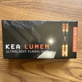 Kea Outdoors 6699 Lumen Ultralight 700 Lumens Led Aa Ipx8 Flashlight Black/orange