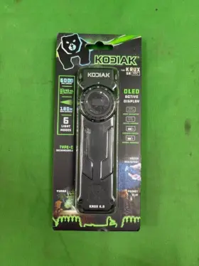 Kodiak 850045497132 The Krux 6k Edc 6000lm Lumens Flashlight Lightweight Super Bright C3