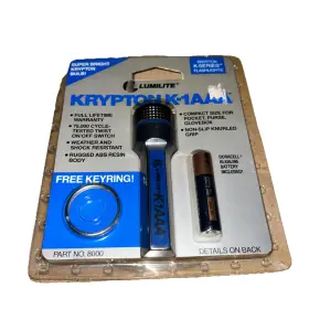 K-1aaa Krypton Vintage Lumilite Keychain Flashlight
