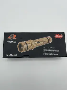 Kts 41101 Multifunction Self Defense Police Flashlight Rechargeable Led Camo 4.9 Mil