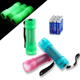 F12-3 Kunhe 3 Pack Glow In Dark Flashlights Small Mini Flashlight For Kids Bulk Fla F12-3 Kunhe 3 Pack Glow In Dark Flashlights Small Mini Flashlight For Kids Bulk Fla