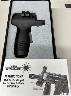Laser Devices #27254 27254 Grip With Op-6 Light Mount For Hk Mp5k Picatinny Rail