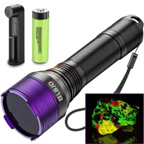 Lbjd 25pur0609 365nm Uv Blacklight Flashlight Professional 4-core High-intensity Filtered L