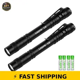 Lepro 894495031757 Mini Waterproof Led Pen Flashlight 2 Pack