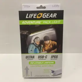 Lifegear 035355438413 Life Gear Adventure Pack Light Usb-c Rechargeable Ip66 Waterproof