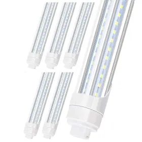 Ligheart 738634217043 R17d Led Bulb Light 8ft 90w T8 Tubes 10000lm Clean Cover Ho Rotatable