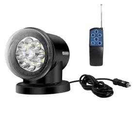 Lightboss 718653608473 Led Spotlight For Truck Remote Search Light 60w 12v 24v Marine Hunting S