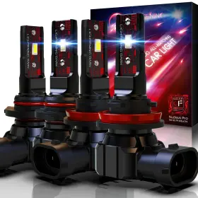 Lightening Dark E2ph4 9005 H11 Light Bulbs Hb3 H8/h9 Fog Combo 6500k Xenon White Extremely B