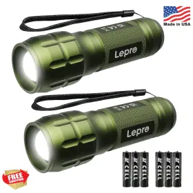 Lighting Ever 810168791074 Led Flashlights High Lumens Small Flashlight Waterproof Adjusta