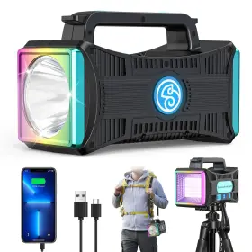 Lihtpo L-flsht-02 Rechargeable Flashlight Led Spotlight 15000 Capacity Extra Large
