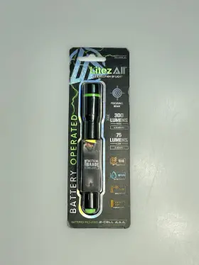 Litez All 24136-03bd01 Flashlight 300 Lumens Tactical Grade Battery Operated
