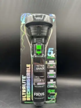 Litezall 811446025355 Rechargeable Flashlight With Battery Meter Led 3 Mode