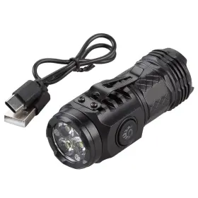 Livingsure Bg-d13024 Rechargeable Pocket Tactical Flashlight By Livingsuretm