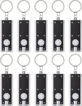 3065 Lumen -3065 10 Pack Mini Led Keychain Flashlight 12 Portable Ultra Bright Light Batter